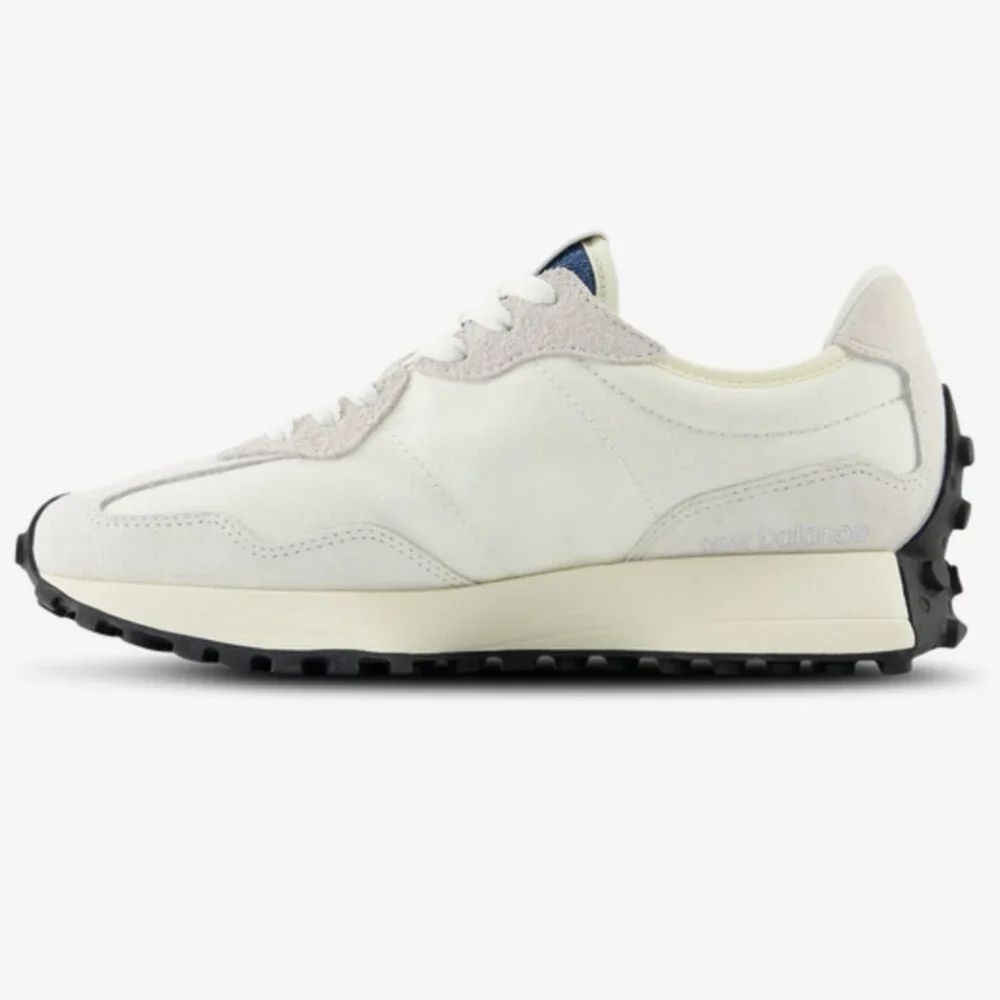 New Balance 327 Casual Womens Sneakers Shoes White Canvas Blue ~ various sizes ~ - Picture 5 of 14